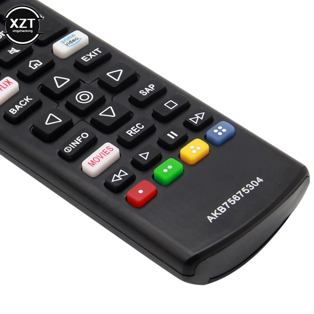 AKB75675304 Remote Control With NETFLIX Prime Video Apps For Smart TV UM SM Models Fernbedienung AKB75675301 AKB75675311