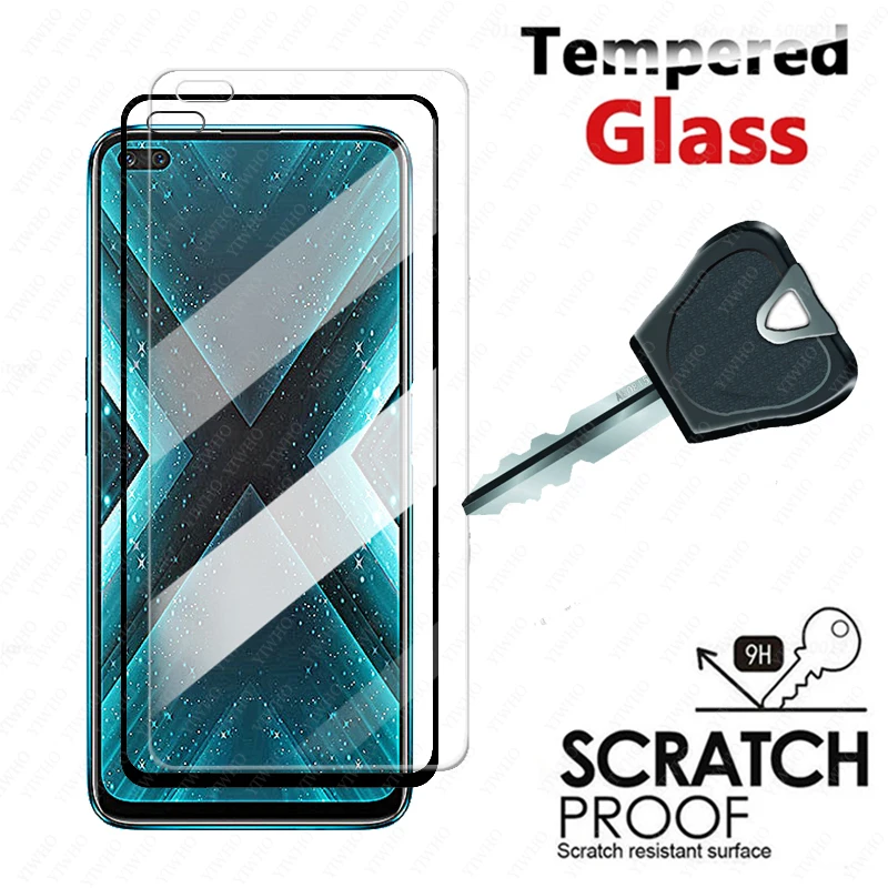 Protective Tempered Glass on Realme X3 SuperZoom Glass On For OPPO Realme X3  Screen Protector Camera Len Film Realmi X 3 6.6\