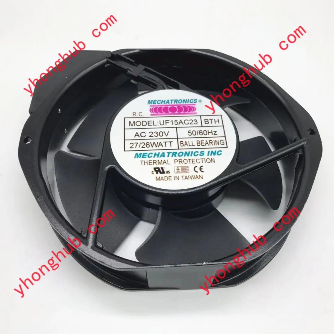 

MECHATRONICS UF15AC23 BTH AC 230V 27/26W 172x172x38mm Server Cooling Fan