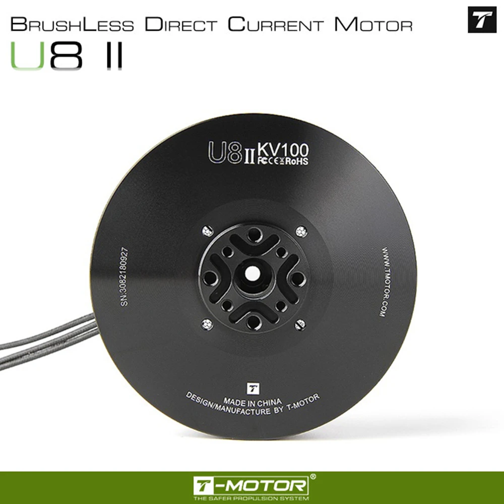 TMOTOR U8II KV85 KV100 KV150 KV190 High efficiency multi-axis UAV Brushless motor