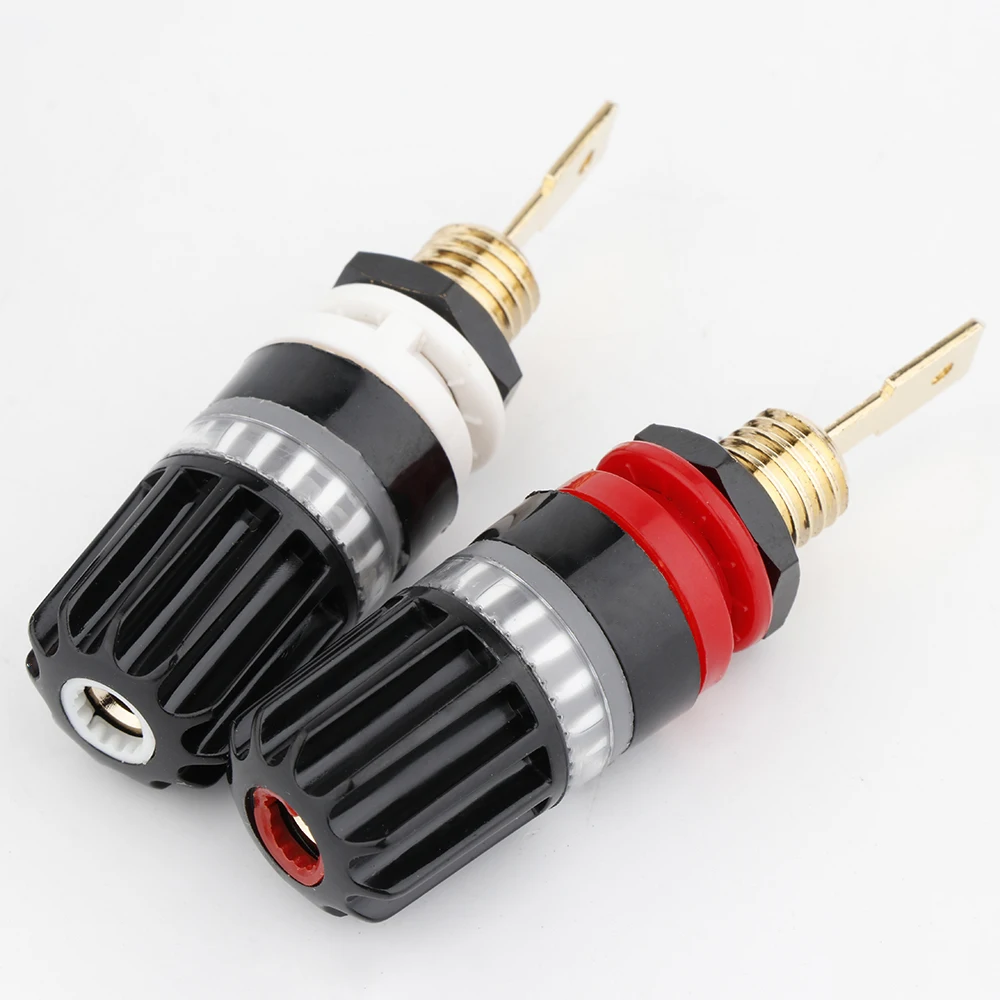 4 шт., соединительный разъем для динамика, разъем для динамика, адаптер для аудиоразъема для Hi-Fi усилителя