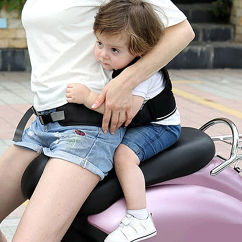 Baby Motorcycle Safety Belt Adjustable Safety Belt Insurance Back Hold Protector Toddler Children Stuff