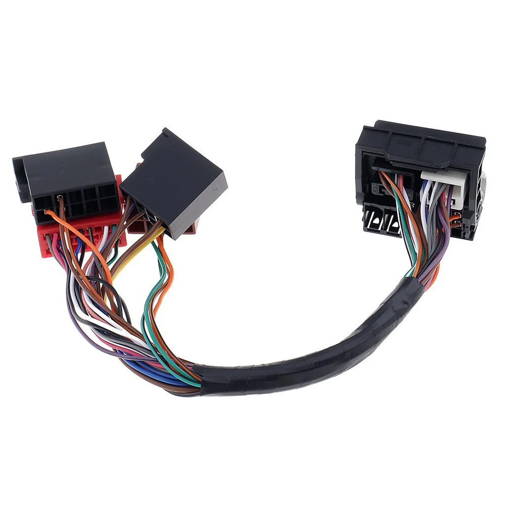 Car Stereo Radio ISO standard Wiring Harness Connector Adapter Plug Cable for Audi  A2 A3 A4 A5 A6 Q5 Q7 TT Navigation