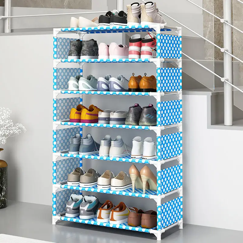 Simple Shoe Rack Non-Woven Fabric DIY Easy Assembly Shoe Storage Rack  Home Decoration Home Furniture Space-saving Shoe Cabinet