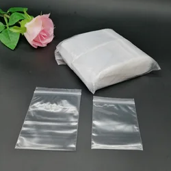 1000pcs PE Ziplock Bag White Plastic Bag Storage Bag for Travel Christmas Birthday Party Wedding Gift Packing Bag Clear Zip Lock