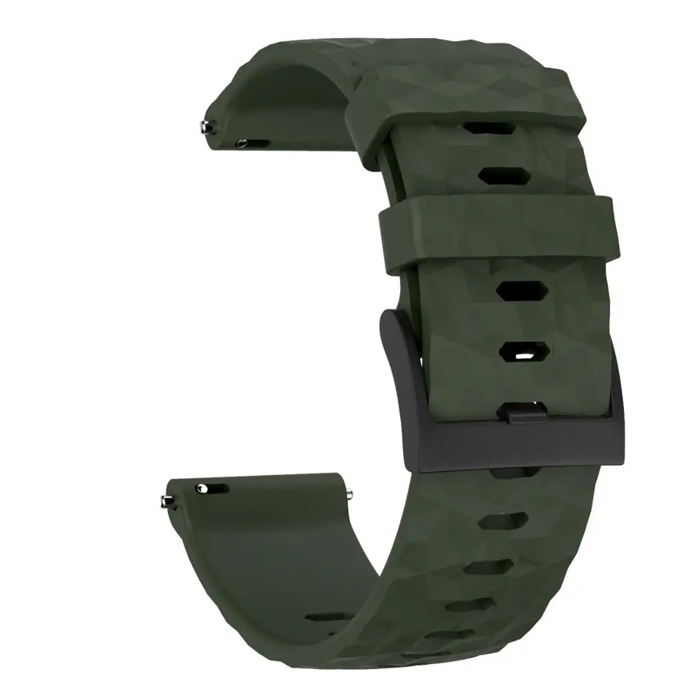 24mm Width Watch Strap for SUUNTO 9 Baro Band Outdoor Sport Silicone Replacement Wristband for SUUNTO 9 Baro Copper/Spartan Band