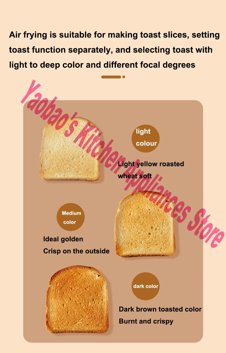 Freidora de aire de 20L, horno eléctrico doméstico tipo horno para freír al aire, horno eléctrico comercial inteligente todo en uno, 1500W, 220V