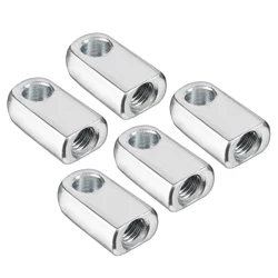 5pcs Gas Spring End Fitting M8 Female Thread 8mm Hole Dia A3 Steel Gas Spring Strut Joint Connector End Fitting Power Tool