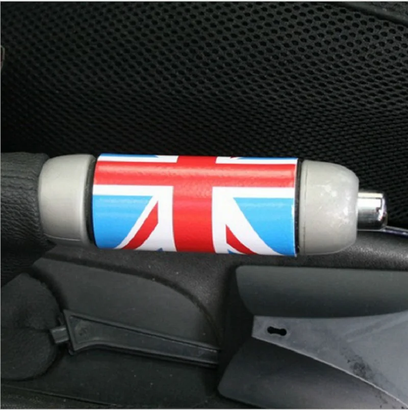 1PCS Union Jack Auto Car Hand Brake DIY Sticker Decal For Mini Cooper One JCW S Clubman Countryman Car-Styling Accessories BP