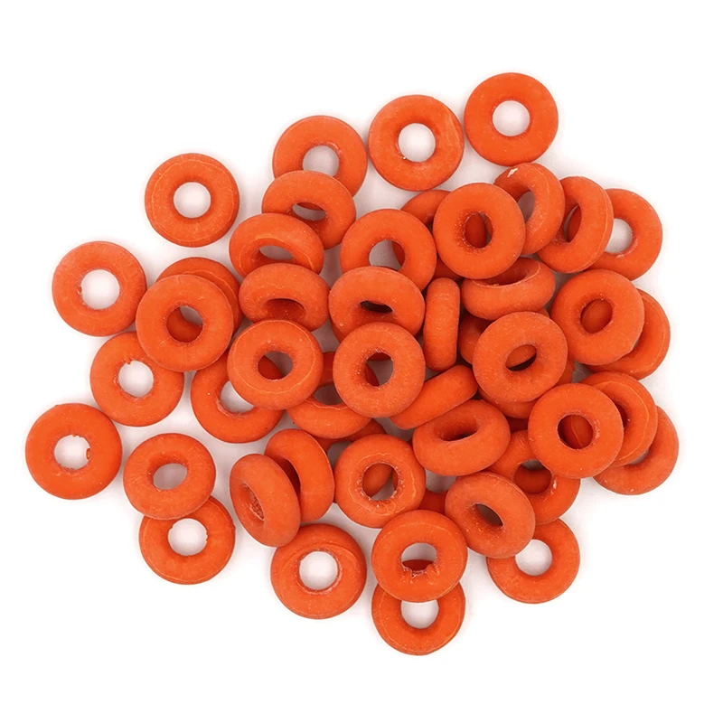 50Pcs Pig Cattle Sheep Cutting Tail Rubber Rings High Elastic Tendon Rubber Castrating Ring Farm Animal Livestock Accessories