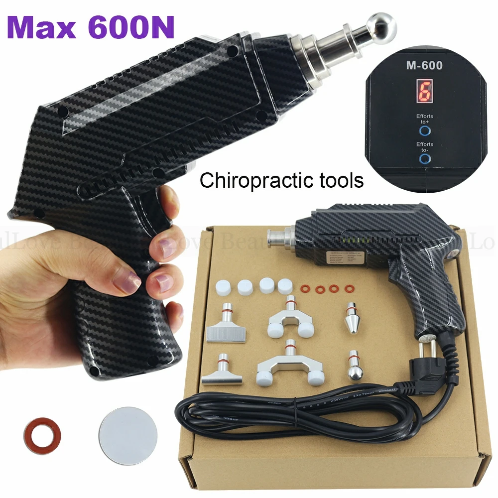 Chiropractic Adjusting Tools Electric Correction Gun Adjustable 6 Levels Of Strength Therapy Spine Correction Massager Portable