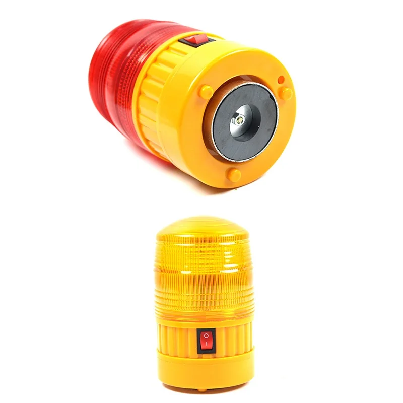 Ourfeng Batterij Flash Waarschuwingslampje Magneet Zuig Rood Geel Blauw Groen 2 Stuks Indicator Verlichting