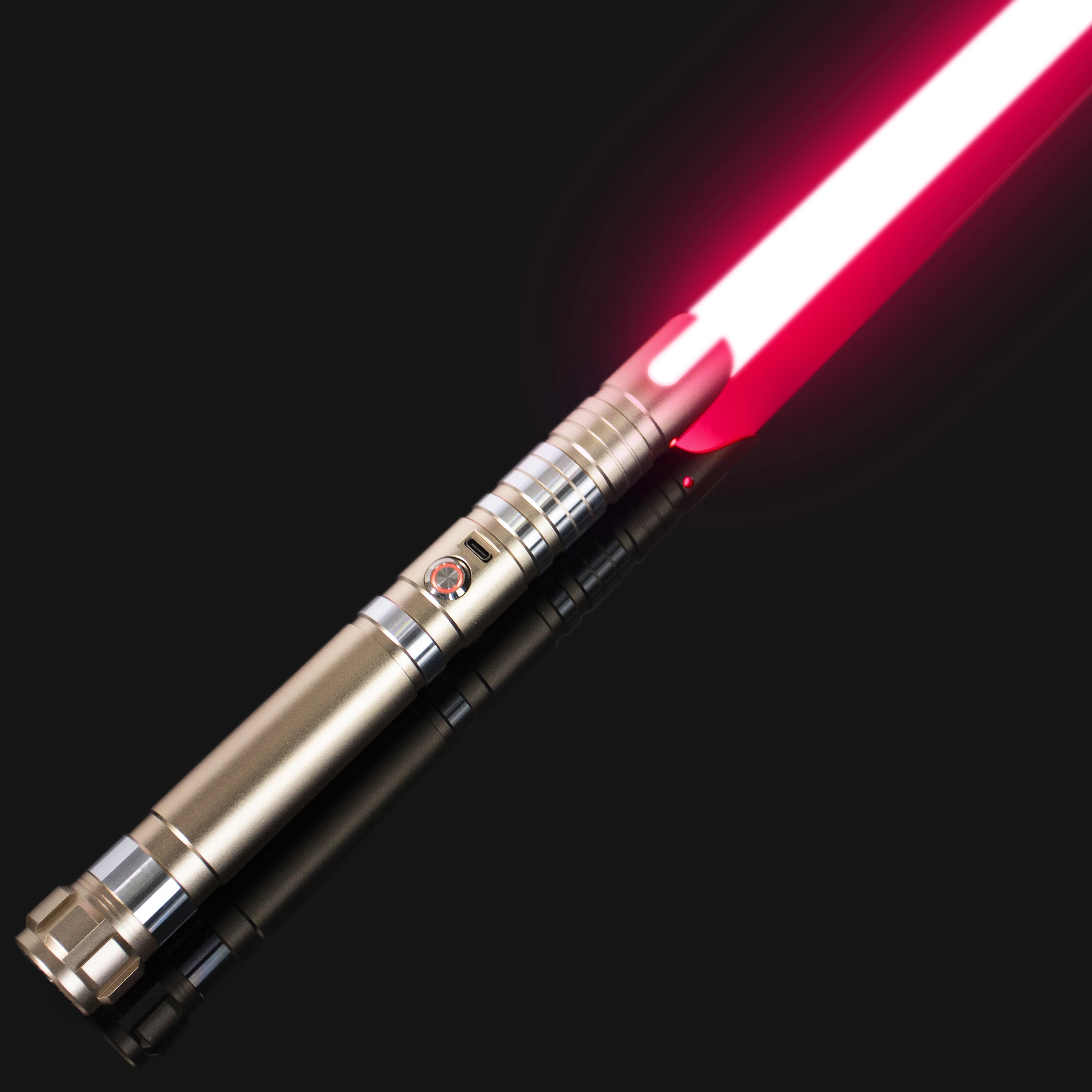 LGT Lightsaber -Metal Hilt Lightsaber Heavy Dueling Infinite Color Changing Sensitive Smooth Swing