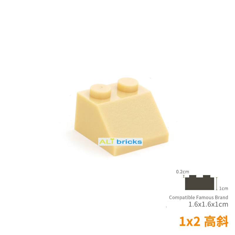 20pcsMOC 3039 Roof Tile 2x2 DIY Enlighten Building Block Compatible Slope 45 2*2 Thick Figure Educational Assemble Particles Toy