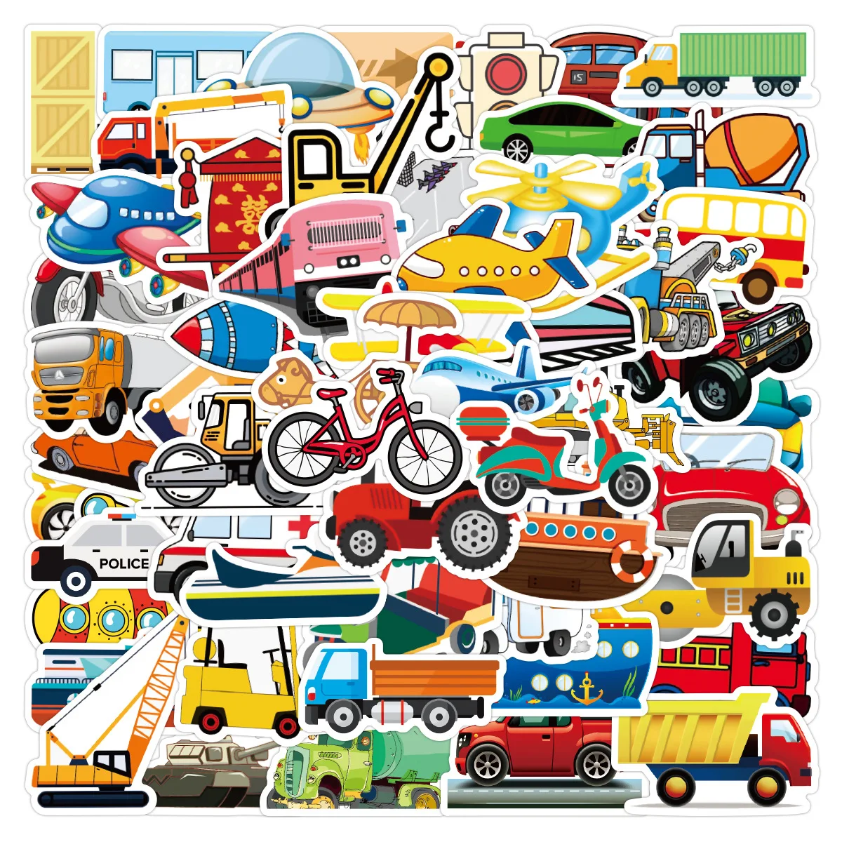 

10/30/50pcs Car Cartoon Graffiti Sticker Cool Car Styling Cute Sticker Laptop Diy Scrapbook Aeshtetic Kids Toys Decal Stickers