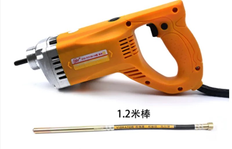 35mm 220V Concrete Vibrator 1280W/1800W  With Copper Motor vibrator for concrete
