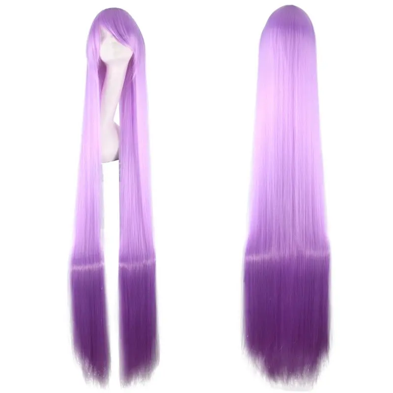 Peruca cosplay universal, 59 “150cm, cosplay, longa, lisa, resistente ao calor, cabelo sintético, mulheres, anime, traje de festa, perucas 31 cores