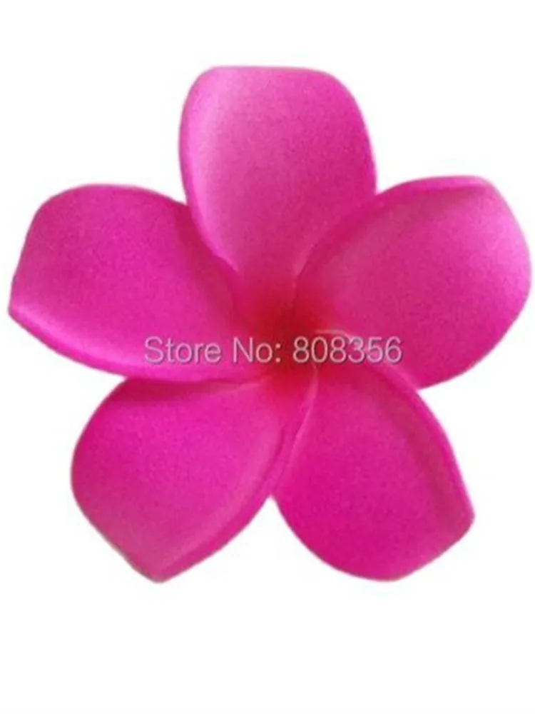 

200pcs Fashion HOT Elegant 6cm Artificial Simulation PE Flowers Frangipani Flower DIY Headware Hairclips Jewelry