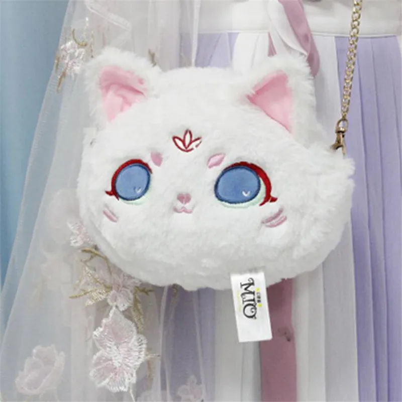 Lolita fantasy cat plush Chain Wallets Bag Girl Sholuder Bags Kawaii Dolls Messenger bag Xmas Gift