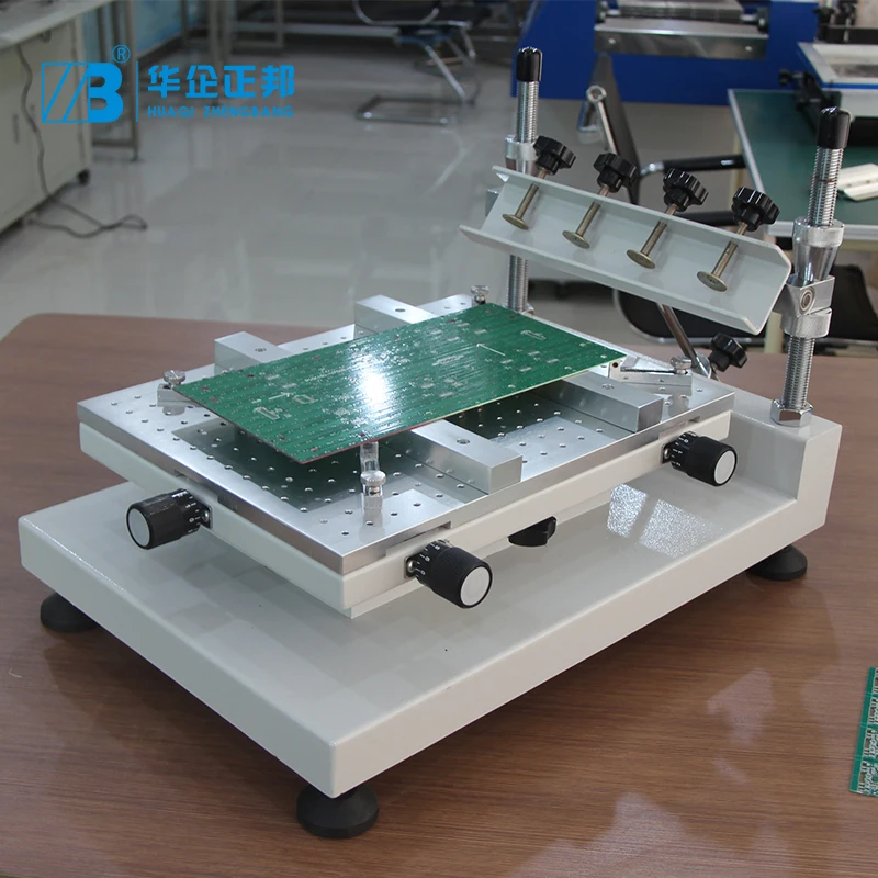 ZB3040H SMT Manual Solder Paste Stencil Printer 300x400mm Pcb Stencil Printer For Solder Paste Red Glue Printing