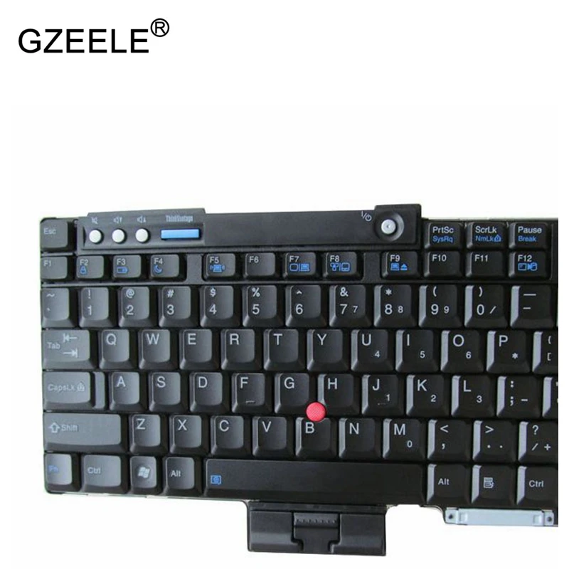 GZEELE US Laptop Keyboard untuk LENOVO R400 T60P R60 R60E R60I R61I R61E R61 T61P Z60T R500 Bahasa Inggris Keyboard