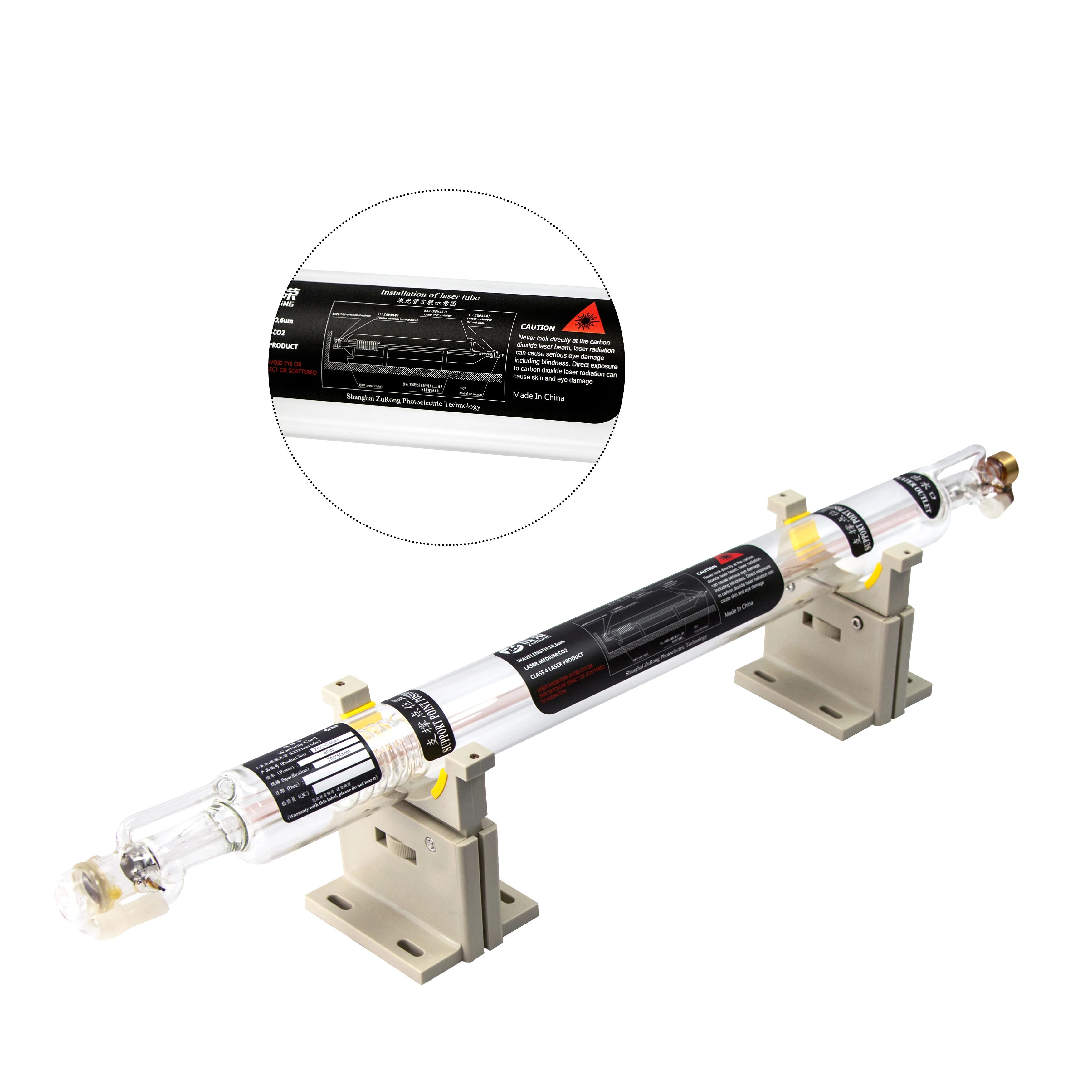 

Good Quality 700*50Mm 40W Glass Laser Tube For Co2 Laser Engraving Cutting Machine Zurong