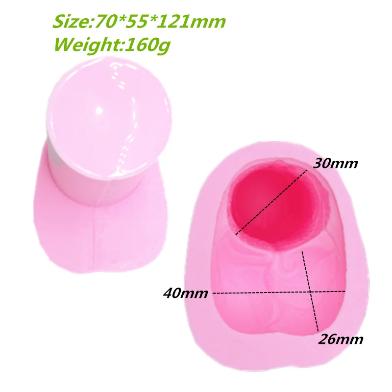 Resin Silicone Mold Kitchen Baking Tools For DIY 3d Majestic Male Penis Cake Fondant Moulds Chocolate Dessert Lace Decoration