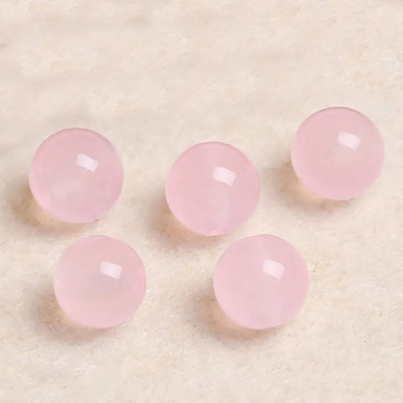 4A Natural Rose Quartz Crystal Single Bead DIY Jewelry Making