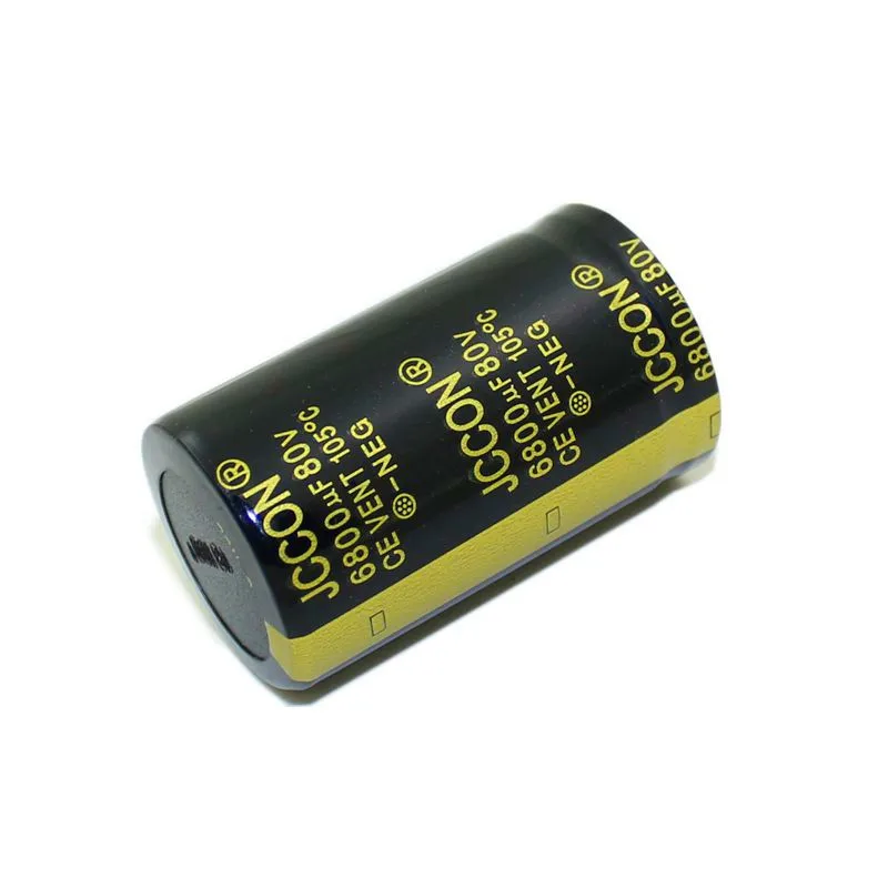 80 v6800uf JCCON klakson aluminiowy kondensator elektrolityczny objętość 30*50 wzmacniacz Audio Audio
