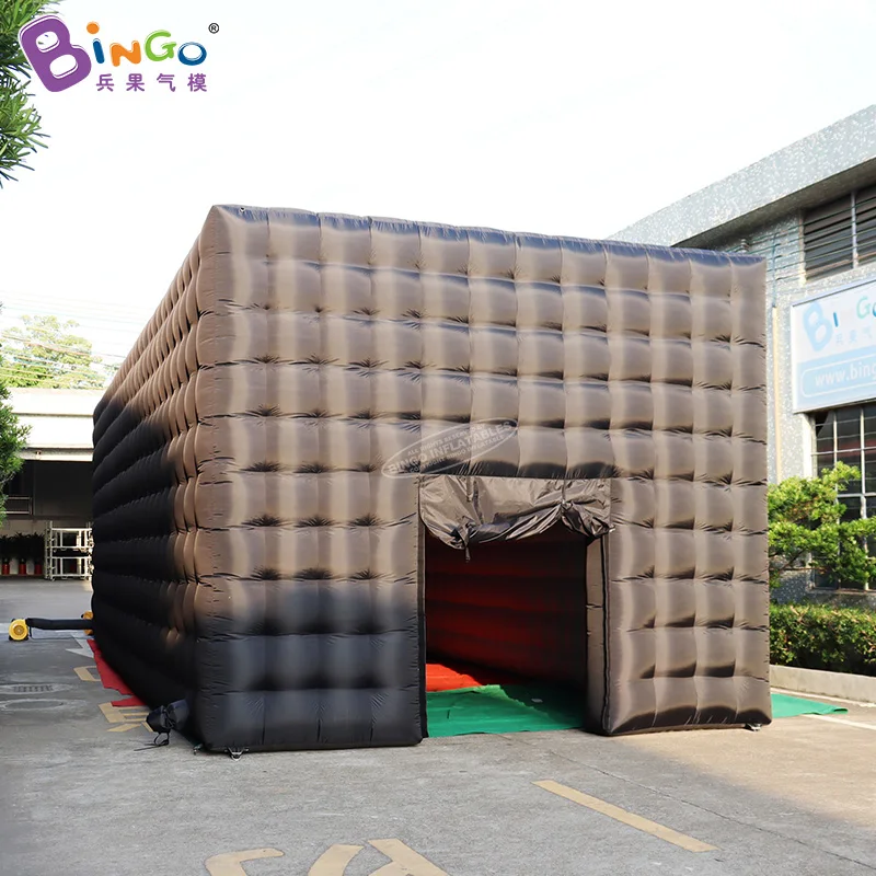 Customized 13x5x4 Meters Inflatable Event Tent For Sale / Free Shipping 42.6ft Outdoor Use Inflated Black Shelter