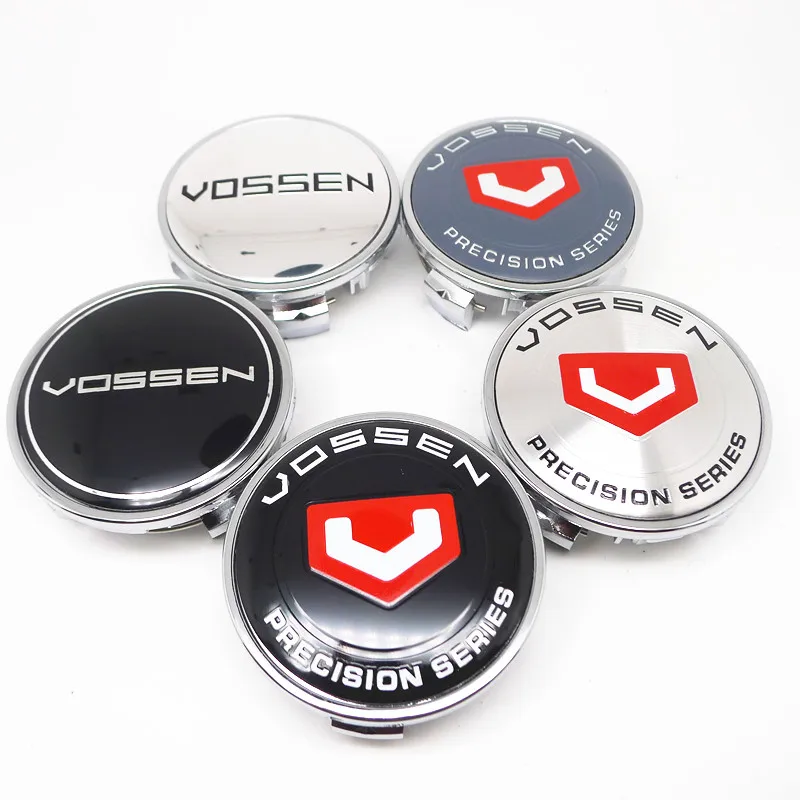 4pcs 62mm VOSSEN Car Wheel Center Hub Caps For REIZ CROWN Highlander COROLLA Rim Badge Emblem styling Accessories