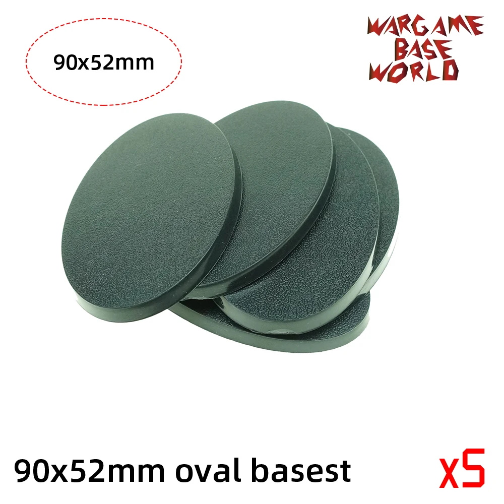 wargame base world -90 x 52mm oval bases for Warhammer