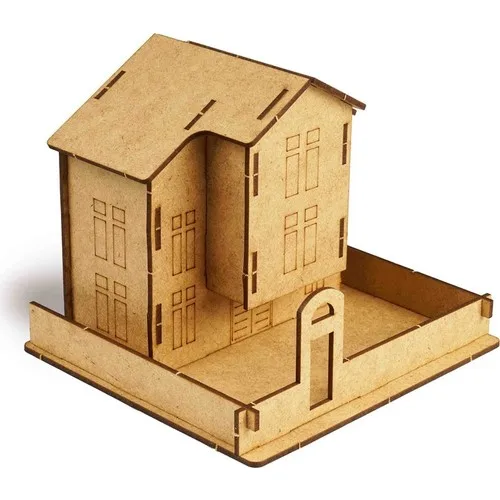 Delrey Wood Model Disassemble Dyeable Safranbolu House