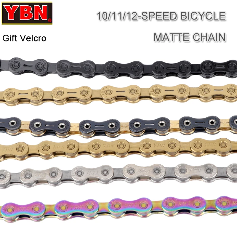 YBN Current 12v Mtb Chain 8v 10v 9v 11v Current Bicycle Chain 8 9 10 12 11 Speed Mountain Bike Chain 11V Road Cycling Current