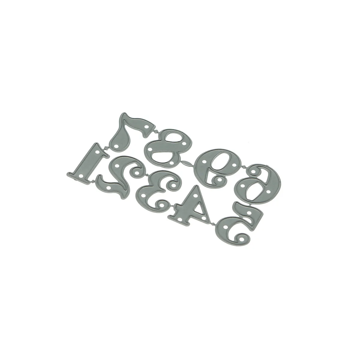 1~9 Small Size Number Pattern Metal Cutting Dies Cutter Mold For DIY Birthday Congratulation Card Decorating