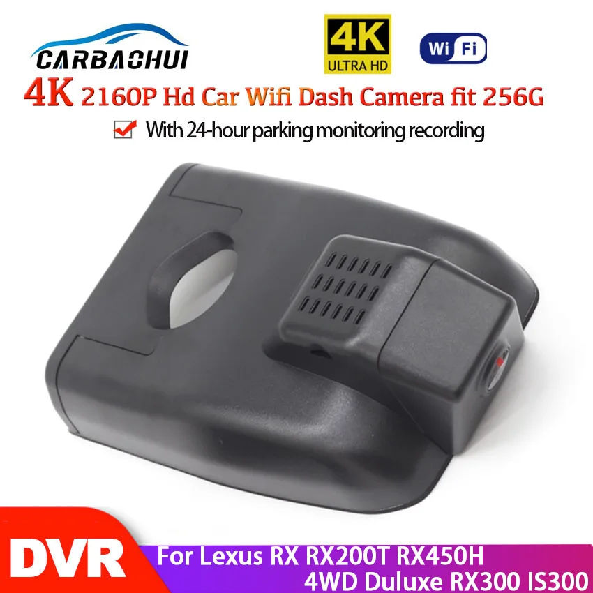 New! 4K Car DVR Wifi Camera Full HD 2160P Car Dash Cam Video Recorder Original For Lexus RX RX200T RX450H 4WD Duluxe RX300 IS300