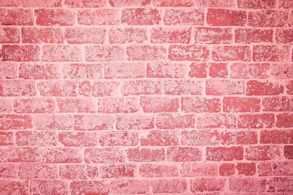 Pink Brick Wall Vintage Backdrop Vinyl Photography Backdrops Photographic Background Photo Studio Photophone Photozone