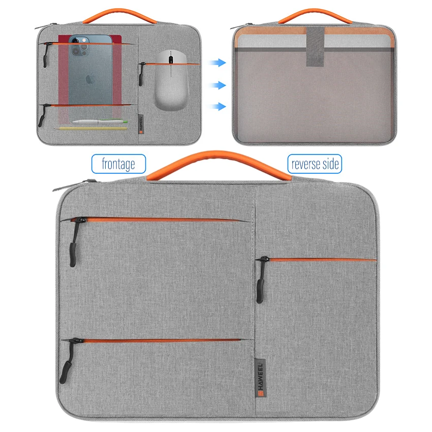 Laptop Bag PC Case 13 14 15 Cover Funda Sleeve Portable inner Case For Macbook Air Pro 12 13.3 14.1 15.6 Inch Redmi M1 Handbag