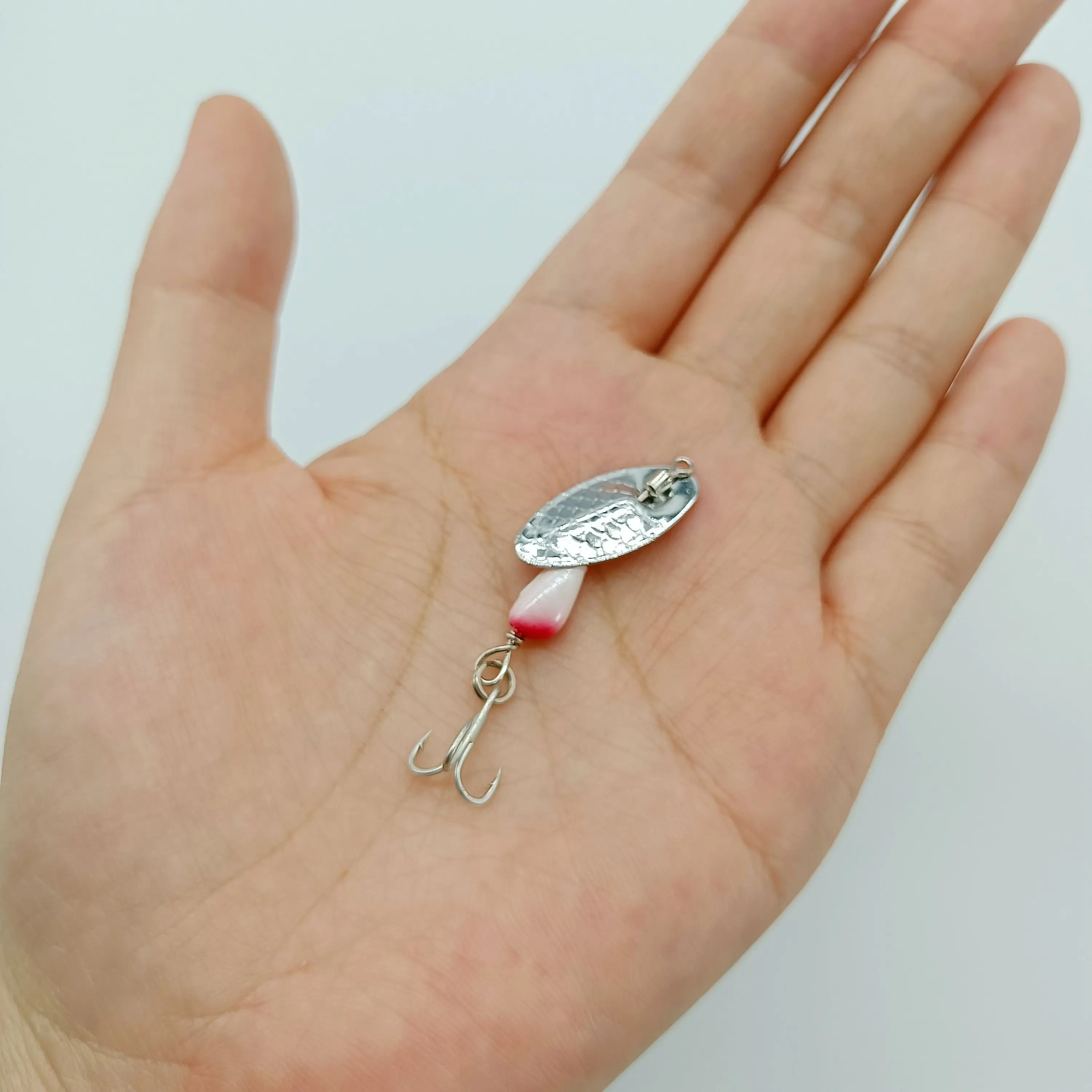 DUODUOYU 1PCS Metall Rotierenden Spinner Köder Köder 2,5g/4,5g Forelle Harten Köder Spinner Köder Künstlerische bass Köder Angeln Locken – Detail 5