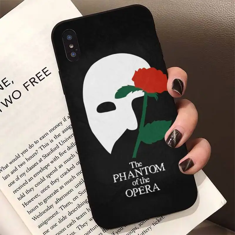 The Phantom of the Opera Phone Case for iPhone 11 12 13 mini pro XS MAX 8 7 6 6S Plus X 5S SE 2020 XR case