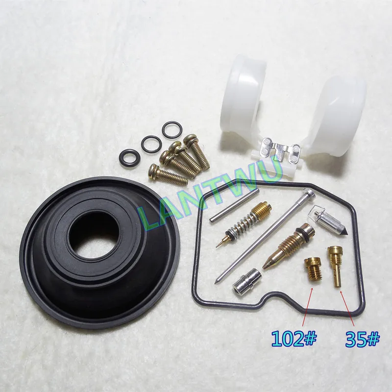 

(1 set $ 12.5) KPS GPz 400R ZX400 GPZ400 carburetor repair kit Configure vacuum diaphragm and float