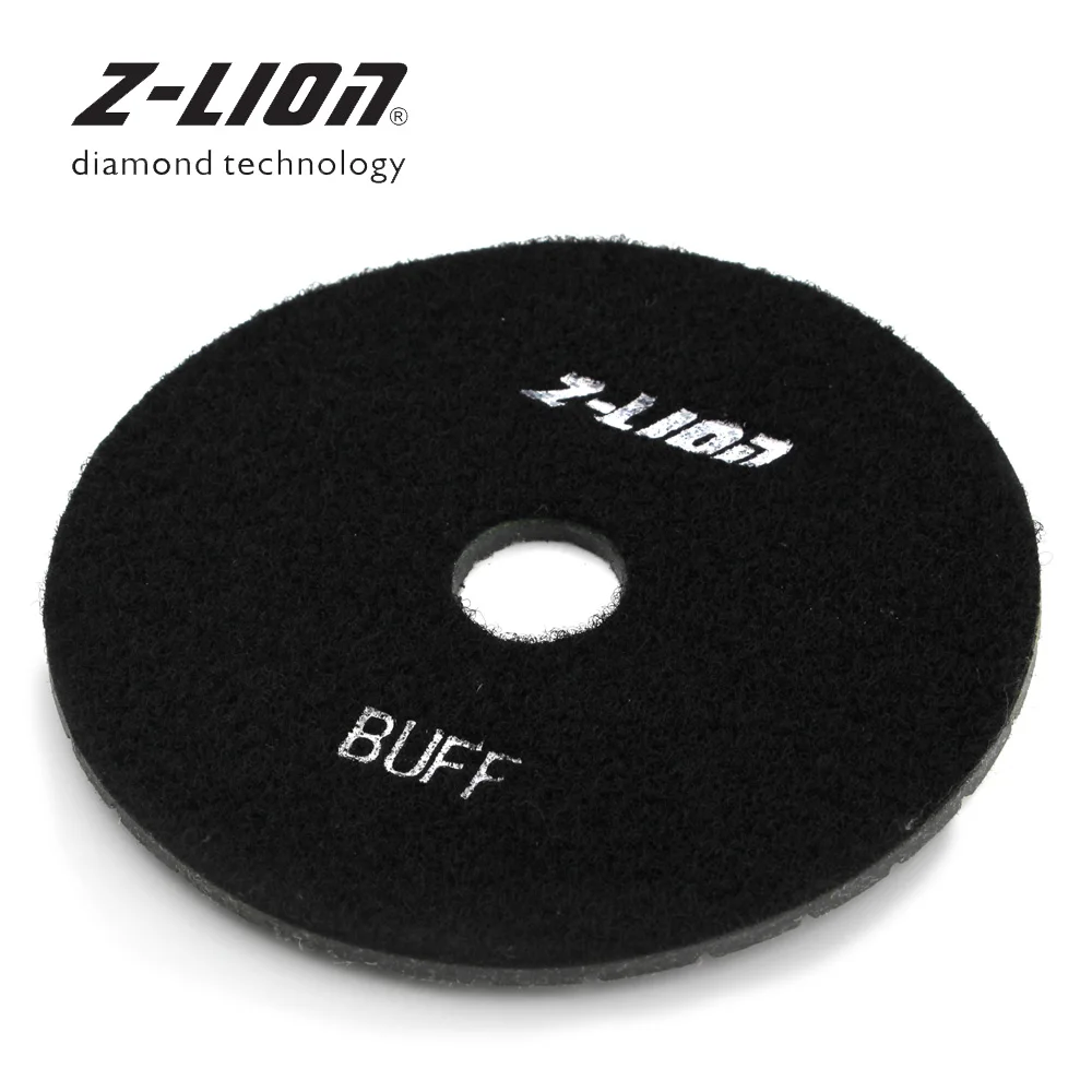 Z-LEAP 125mm Black Buffing Pad Last Step Diamond Polishing Disc Wet Use 5