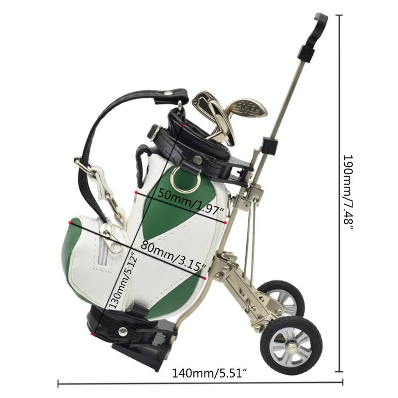 Penne da Golf con supporto per sacca da Golf novità regali scrivania da ufficio portamatite per sacca da Golf M17F
