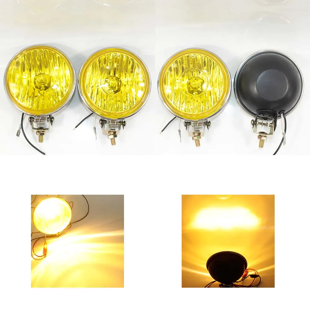 2PCS * 4.5inch Yellow/White Fog Light for Bumper Truck Offroad Light