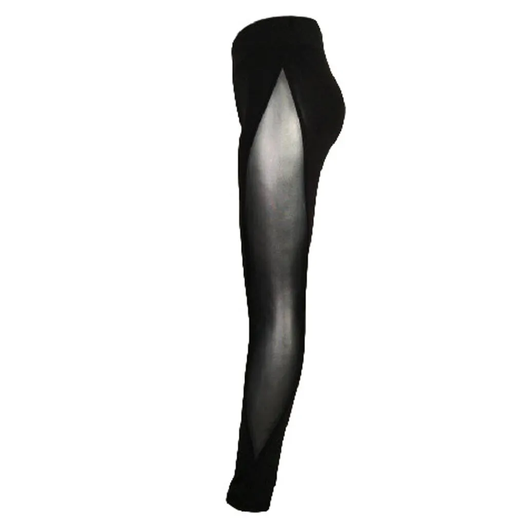 Leggings sexy anti-celulite pour femmes, caleçons commandés, pantalons de course et de fitness en maille, coutures en fil net, tendance