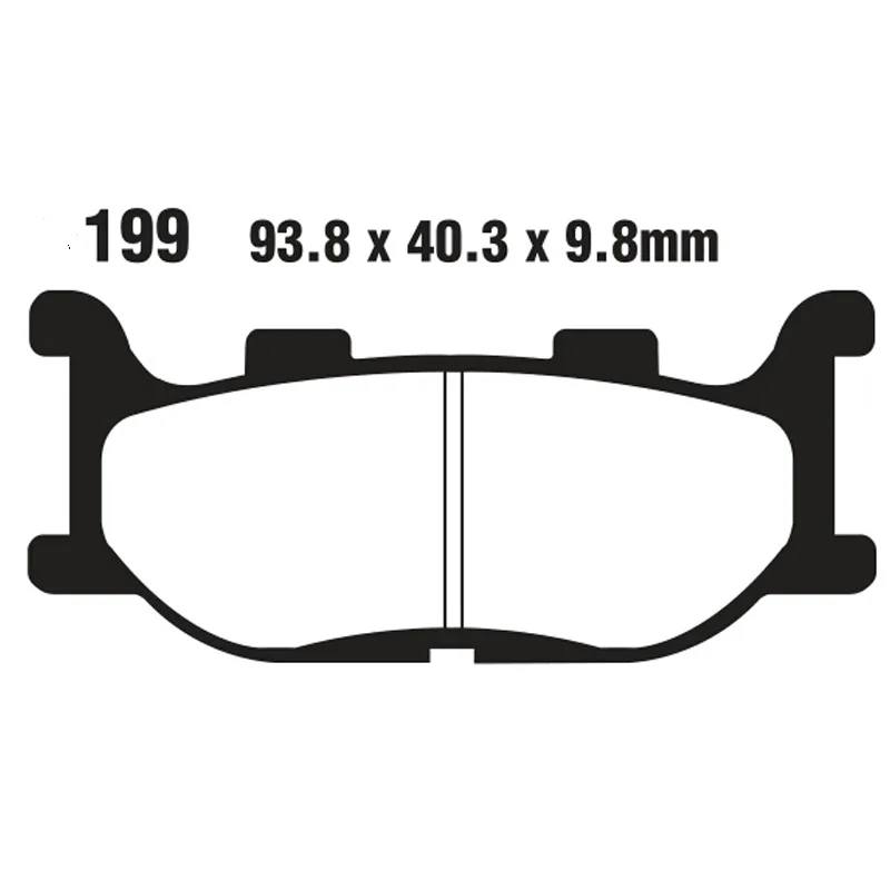 199 Motorcycle Brake Pads for YAMAHA TDR125 XV125 XV250 XV1100  VIRAGO TZR150 XJR400 AD200 FZ6 Fazer XVS250 XVS1300 DRAGSTA