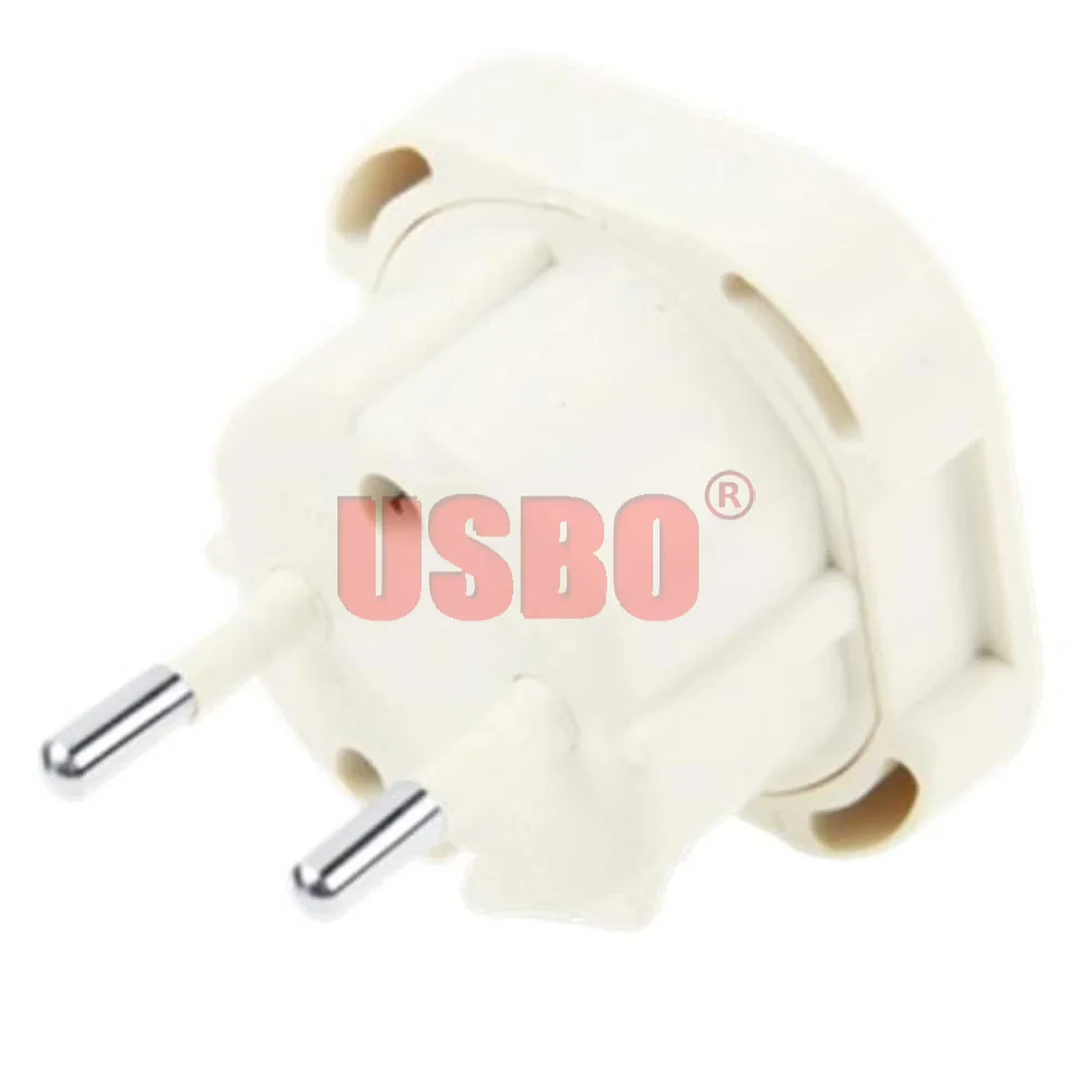 1 stuks Zwarte/Witte 10/16A 250V Universele Reisaansluitadapter Stekker UK naar EU 4.0MM Stroomadapter Stekker 9625 Stopcontact Converter