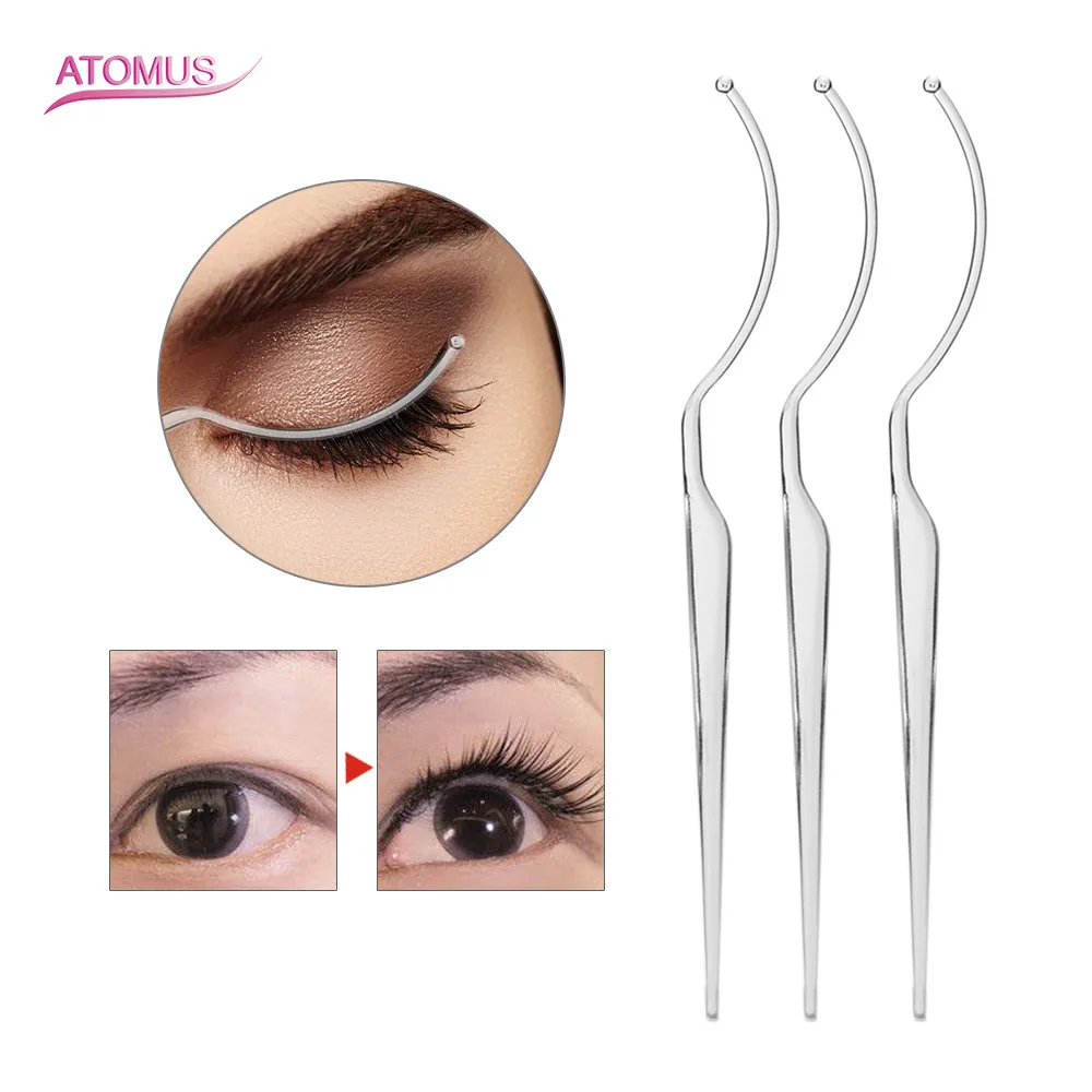 3pcs/lot Eyelash Applicators Extension Natural False Eyelashes Display Holder Strip Mascara Applicator Makeup Tool