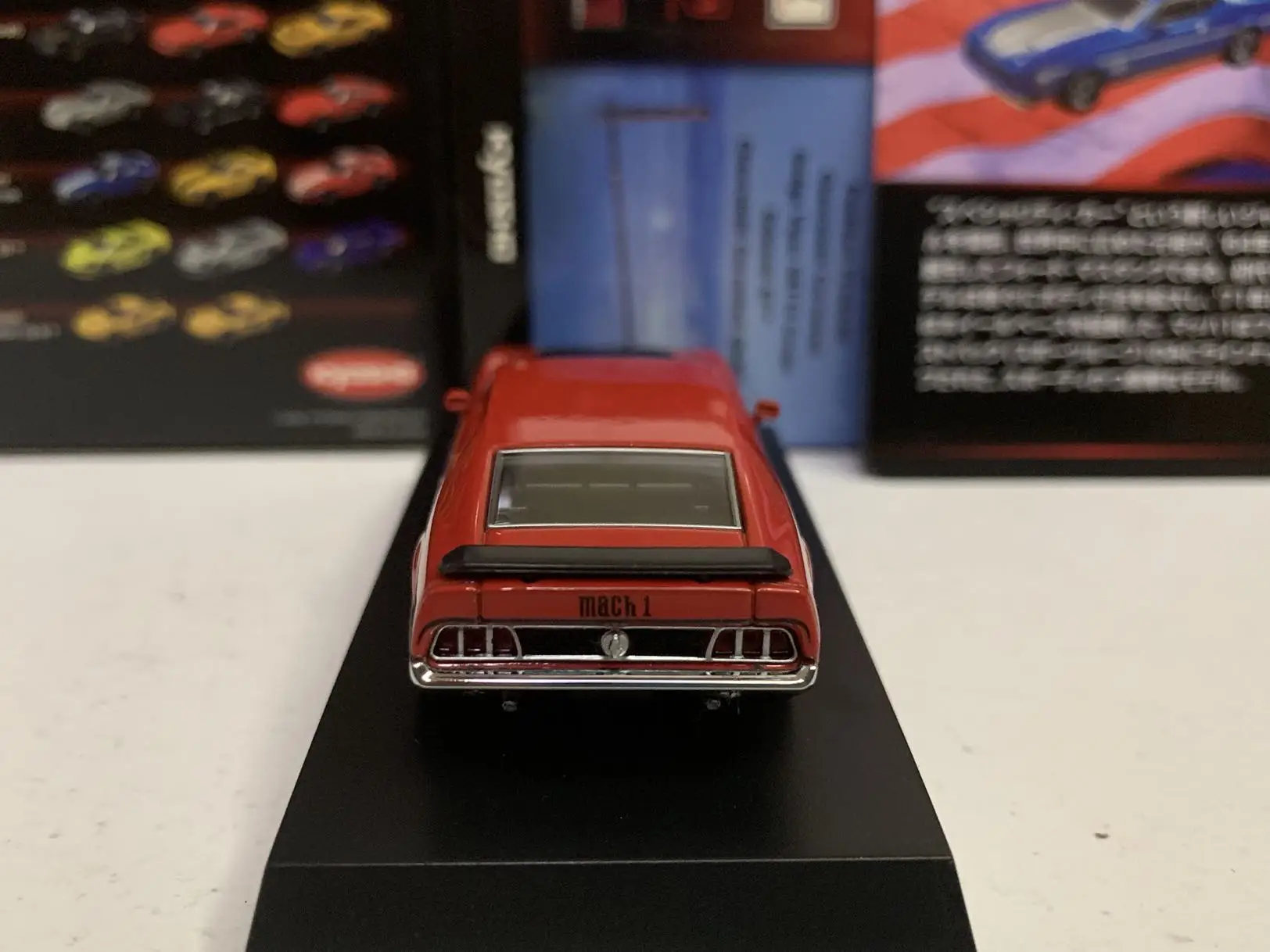 1/64 KYOSHO Ford Mustang Mach 1 콜렉션 다이 캐스트 합금 자동차 장식 모델 완구