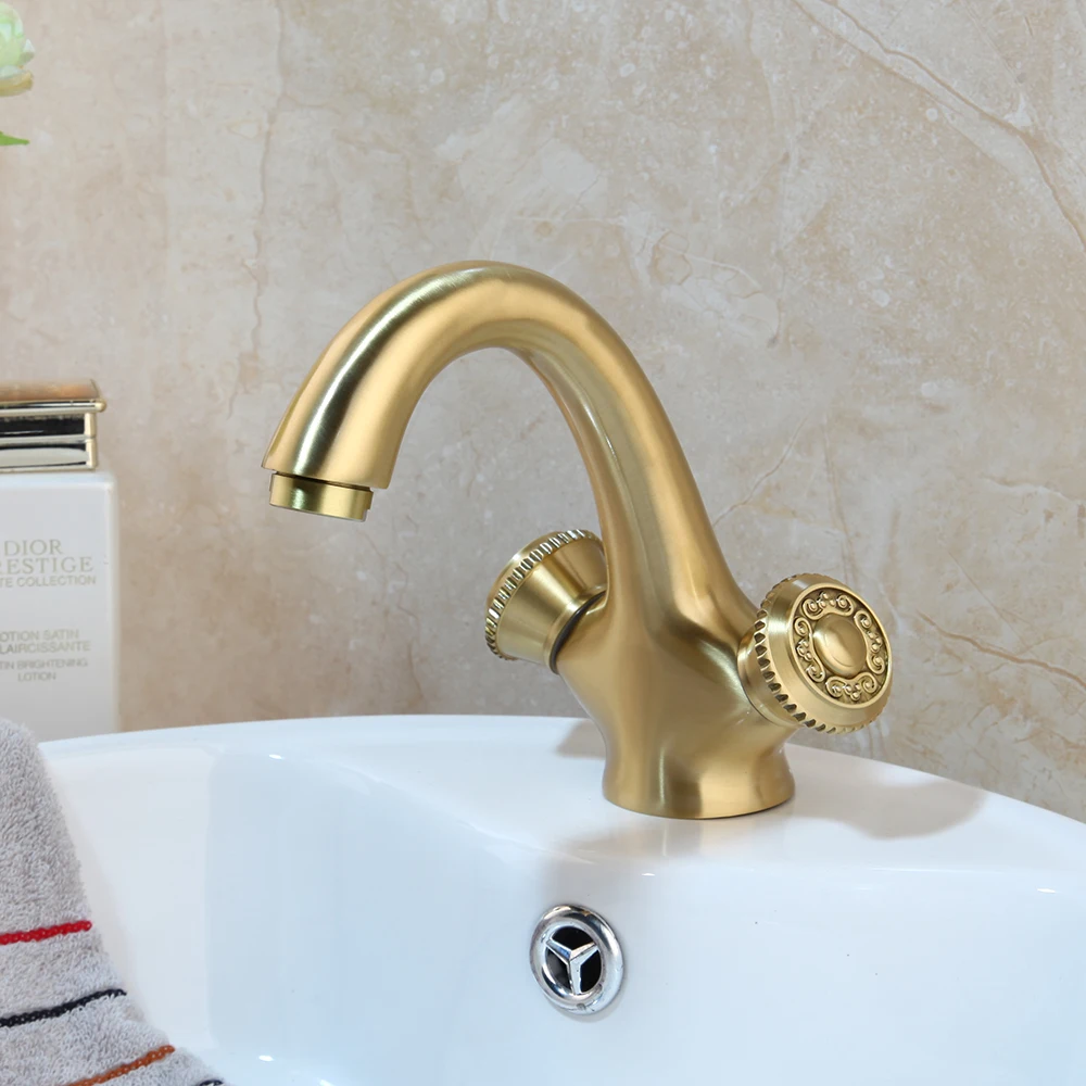 sink bathroom faucet Cylindrical flow Novel tap brass wasserhahn nickel gold faucets deck mount one handle faucet mixer taps